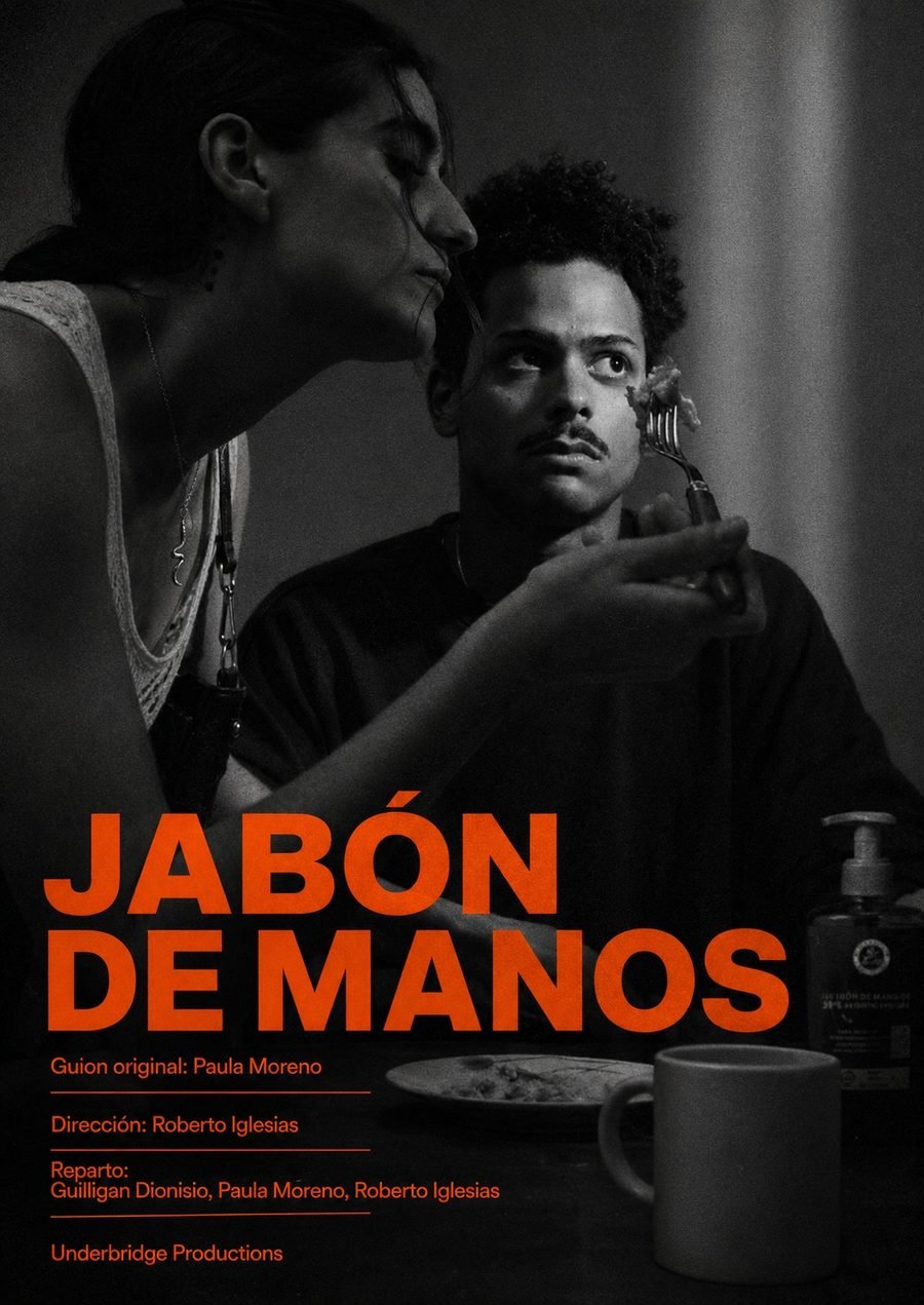 Cartel del cortometraje Jabón de manos